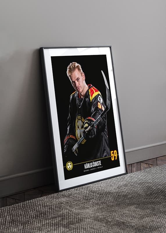 Poster Kārlis Čukste #59 Brynäs IF 2023/2024 crossfade