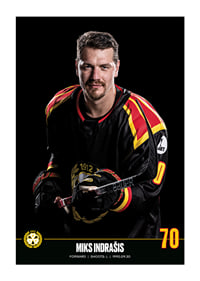 Miks Indrašis #70 Brynäs IF 2023/2024-1