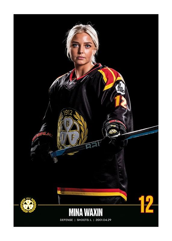 Poster Mina Waxin #12 Brynäs IF 2023/2024