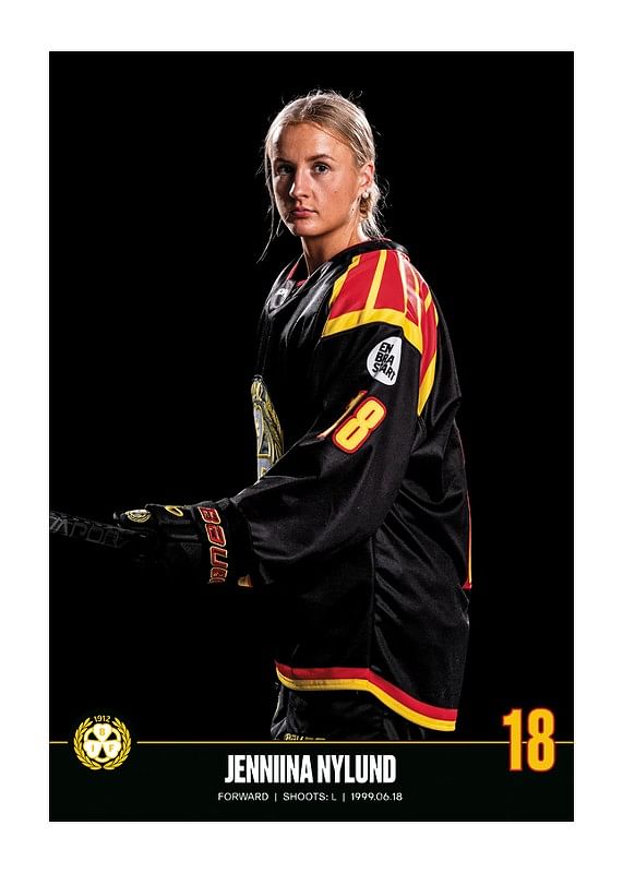 Poster Jenniina Nylund #18 Brynäs IF 2023/2024