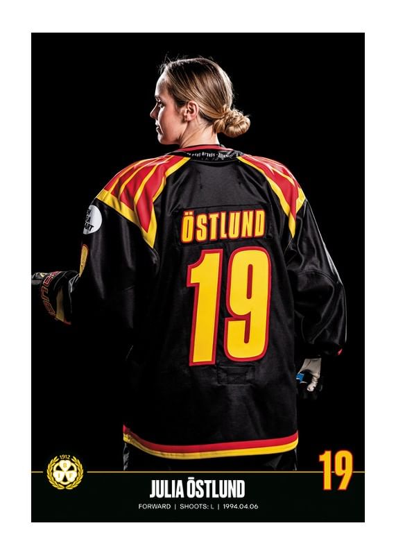 Poster Julia Östlund #19 Brynäs IF 2023/2024