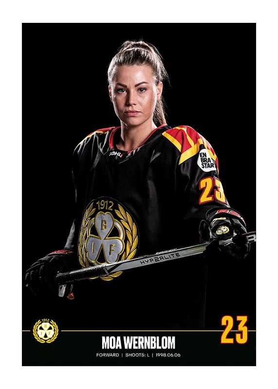 Poster Moa Wernblom #23 Brynäs IF 2023/2024