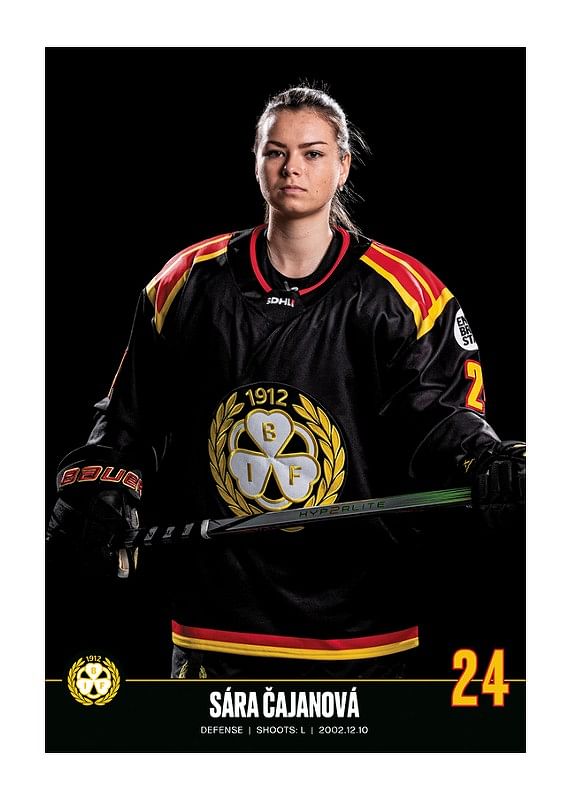 Poster Sára Čajanová #24 Brynäs IF 2023/2024