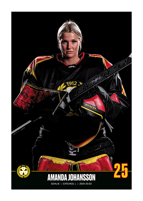 Poster Amanda Johansson #25 Brynäs IF 2023/2024
