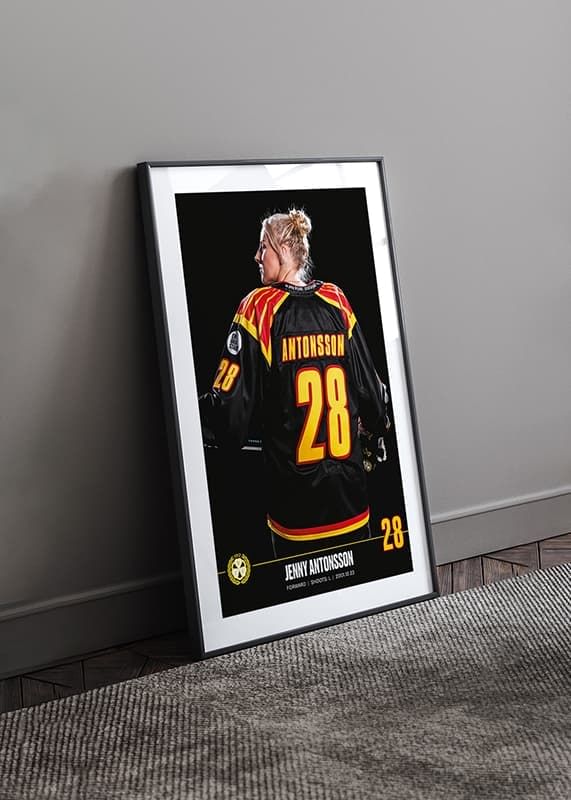 Poster Jenny Antonsson #28 Brynäs IF 2023/2024 crossfade