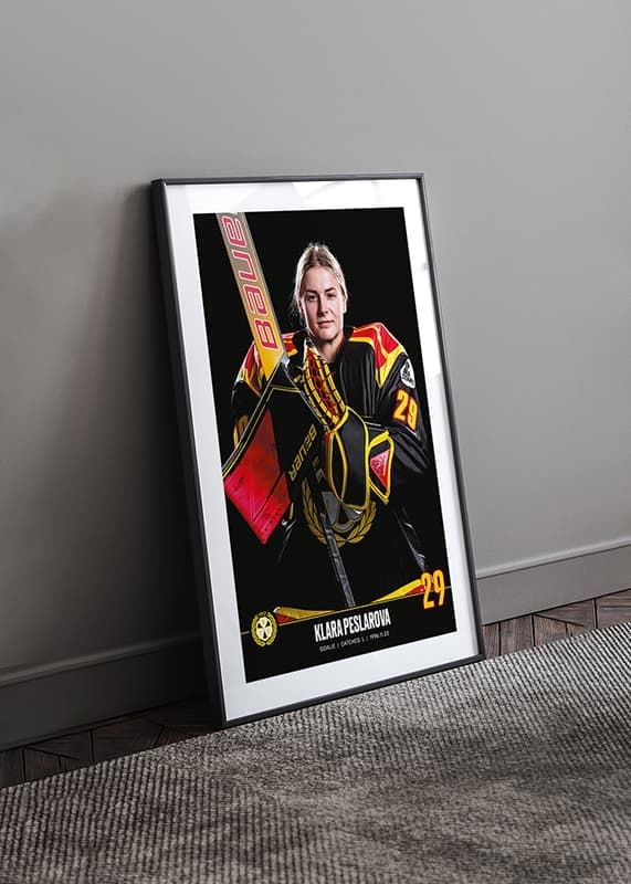 Poster Klara Peslarova #29 Brynäs IF 2023/2024 crossfade