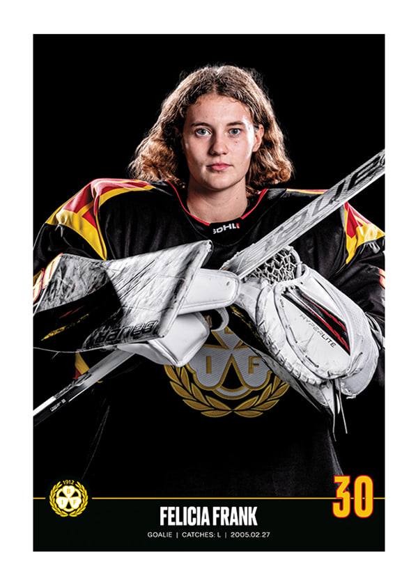Poster Felicia Frank #30 Brynäs IF 2023/2024
