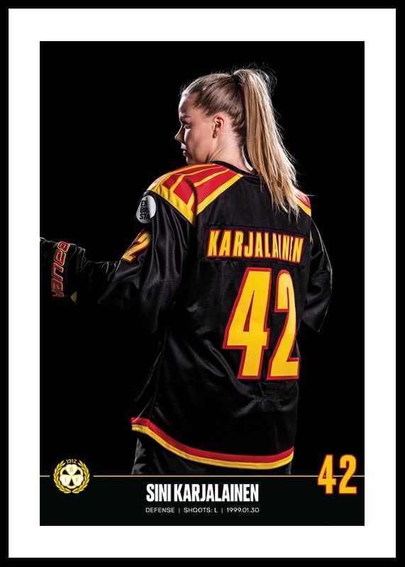 Poster Sini Karjalainen #42 Brynäs IF 2023/2024