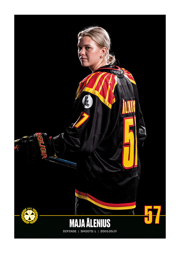 Poster Maja Ålenius #57 Brynäs IF 2023/2024