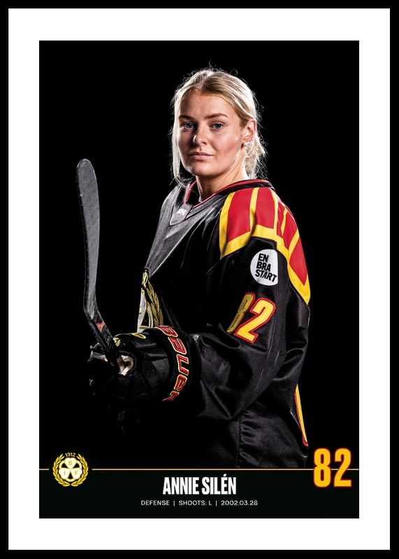 Poster Annie Silén #82 Brynäs IF 2023/2024