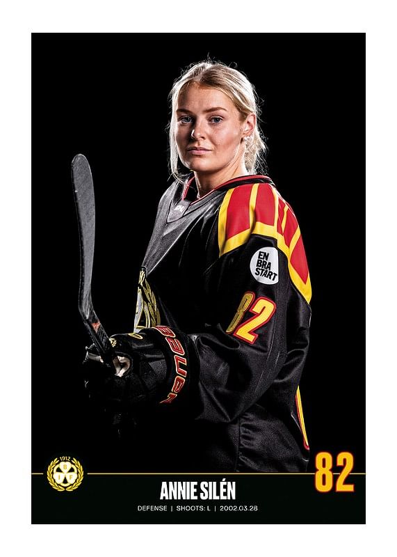 Poster Annie Silén #82 Brynäs IF 2023/2024