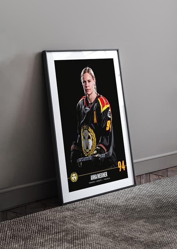 Poster Anna Meixner #94 Brynäs IF 2023/2024 crossfade