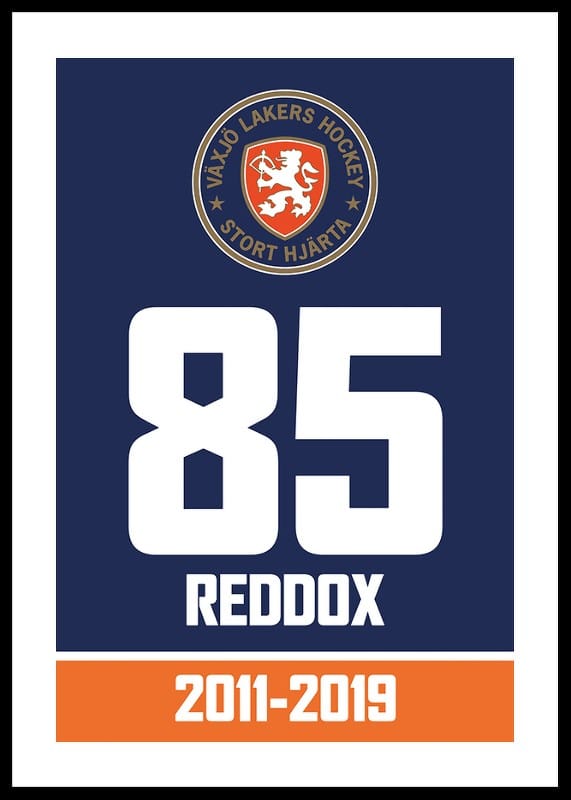 Poster Liam Reddox No2 Växjö Lakers