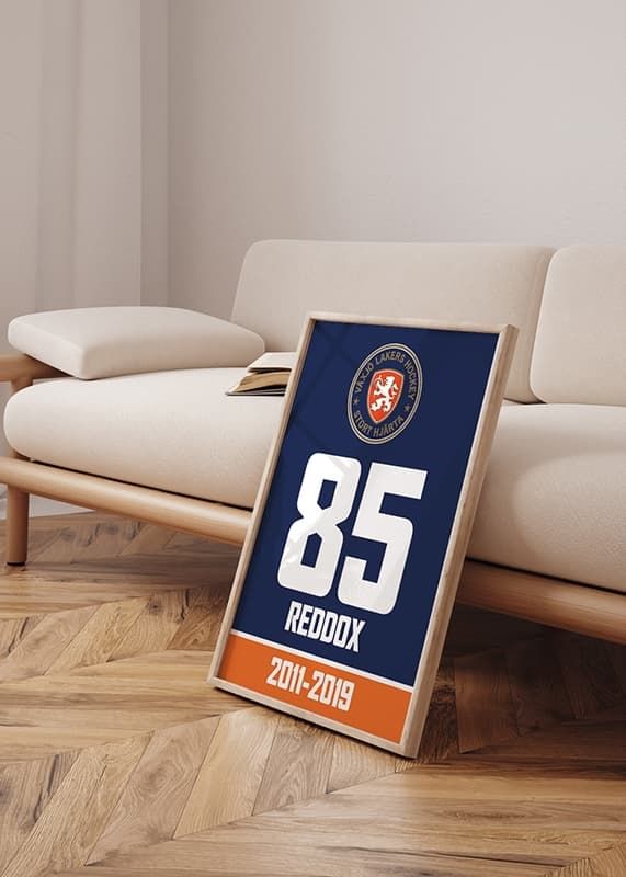 Poster Liam Reddox No2 Växjö Lakers crossfade