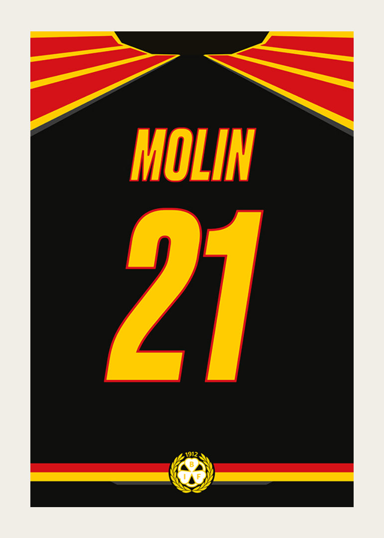 Brynäs IF Legendar #21 Molin-12