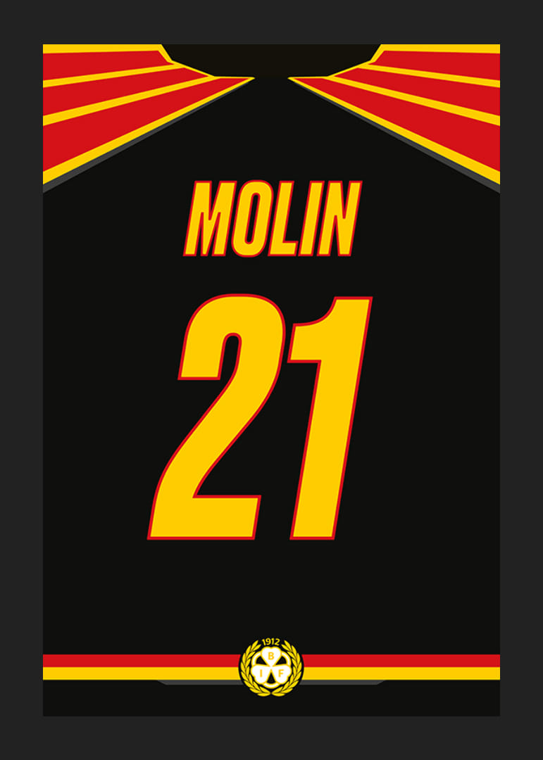 Brynäs IF Legendar #21 Molin-12