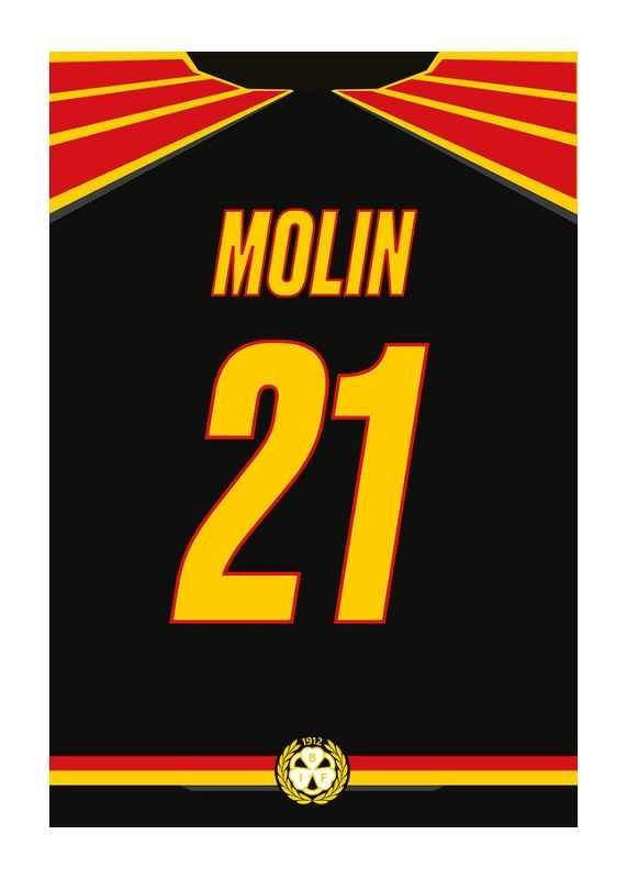 Poster Brynäs IF Legendar #21 Molin