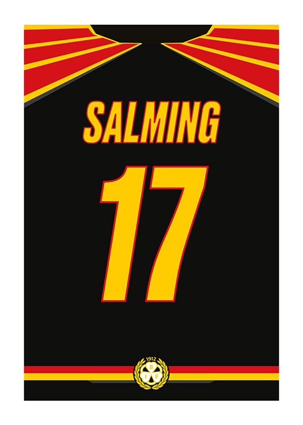 Poster Brynäs IF Legendar #17 Börje Salming