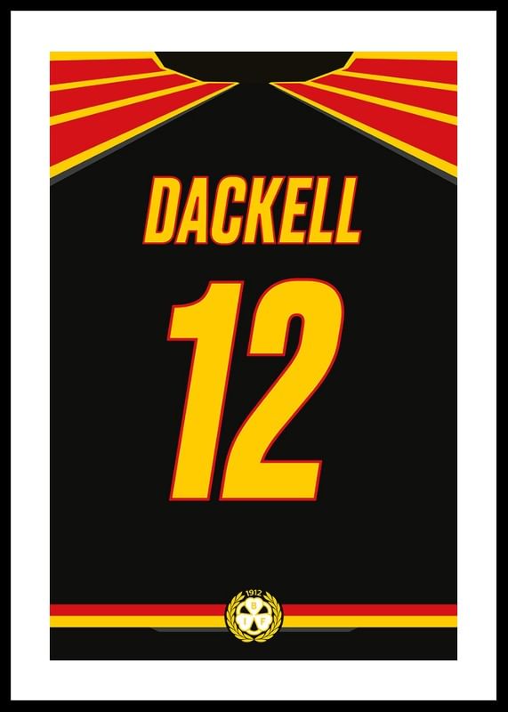 Poster Brynäs IF Legendar #12 Dackell