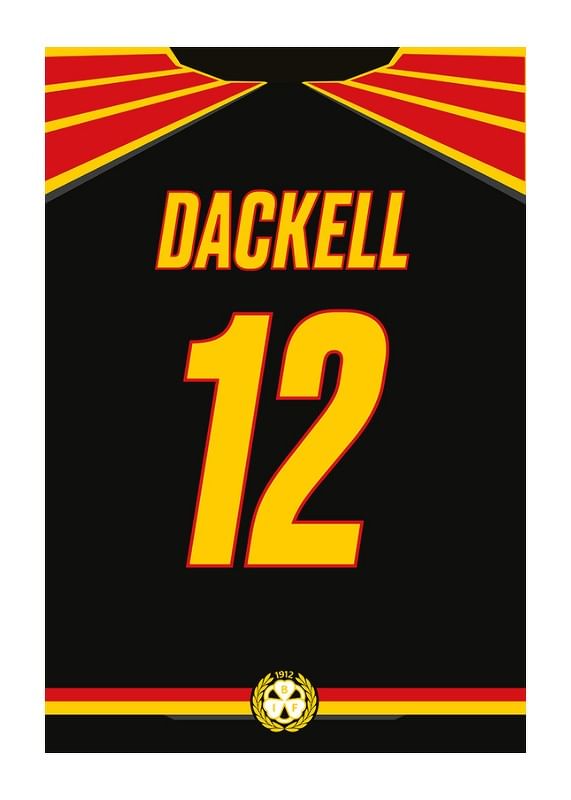 Poster Brynäs IF Legendar #12 Dackell