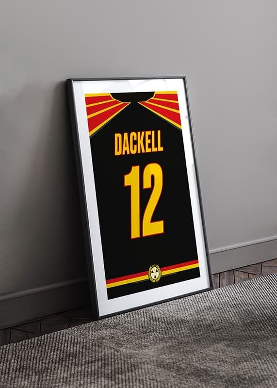 Poster Brynäs IF Legendar #12 Dackell crossfade