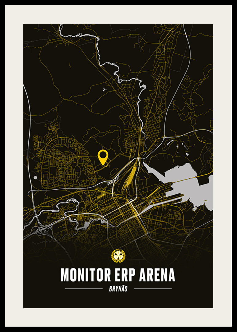 Brynäs IF Monitor ERP Arena Karta S/G-12