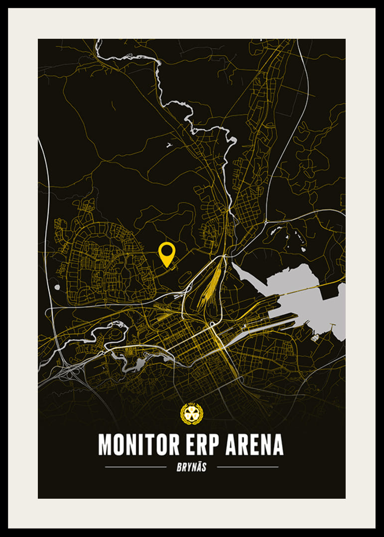 Brynäs IF Monitor ERP Arena Karta S/G-12