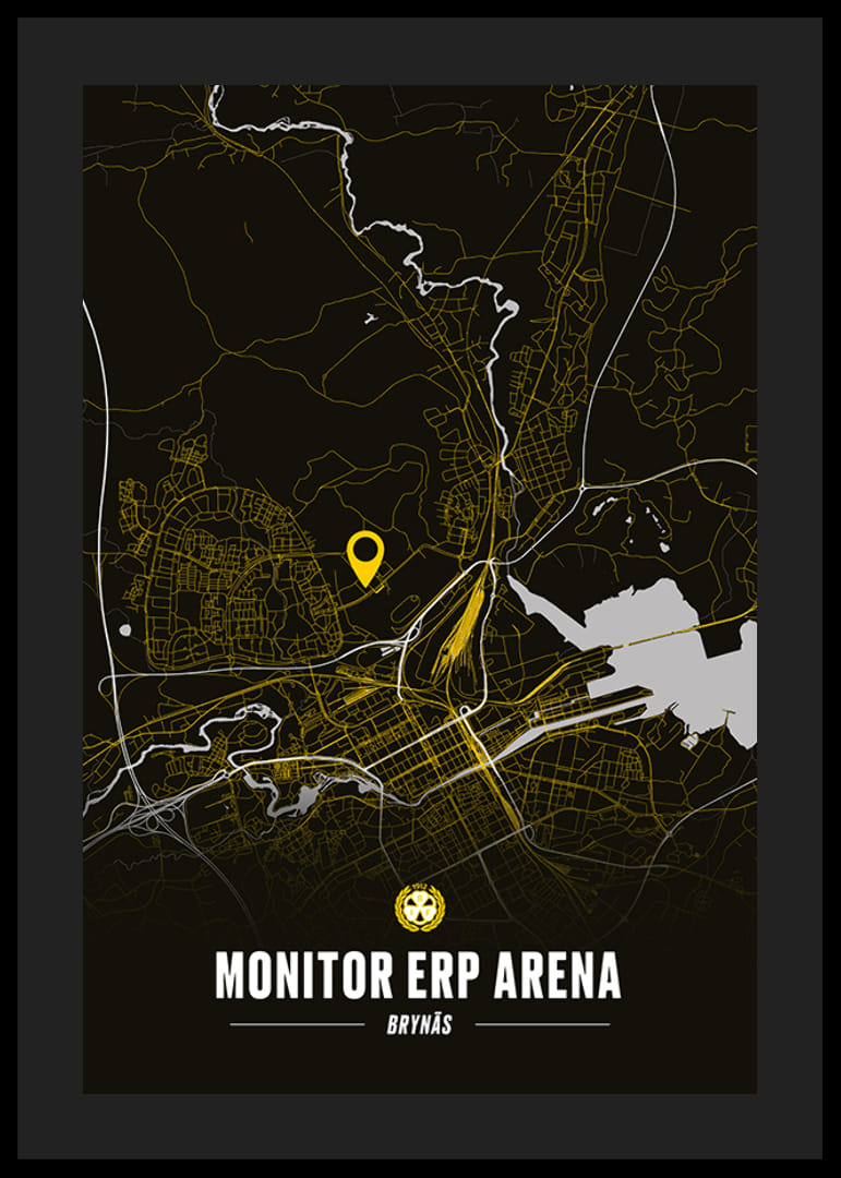 Brynäs IF Monitor ERP Arena Karta S/G-12