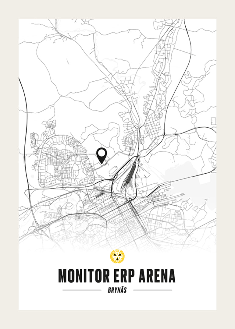 Brynäs IF Monitor ERP Arena Karta-12