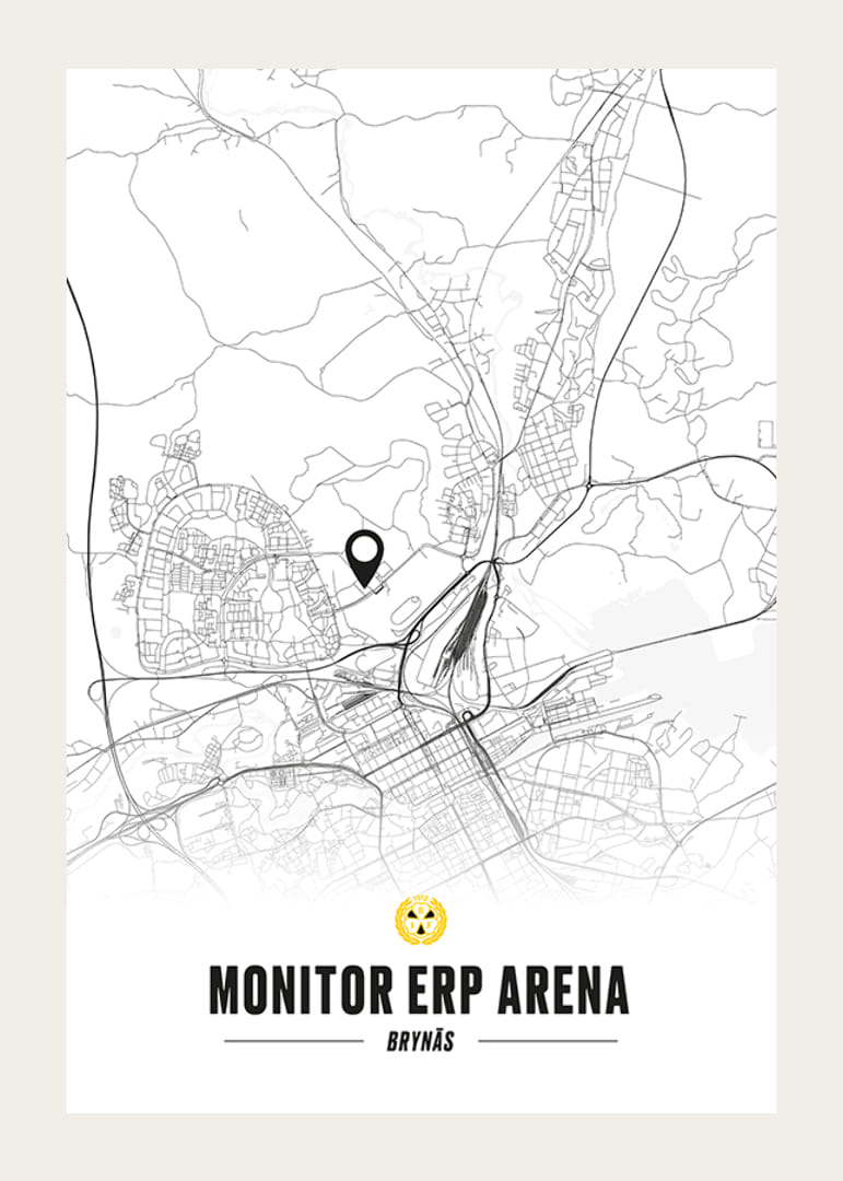 Brynäs IF Monitor ERP Arena Karta-12