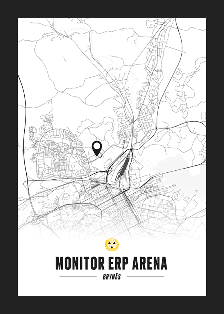 Brynäs IF Monitor ERP Arena Karta-12