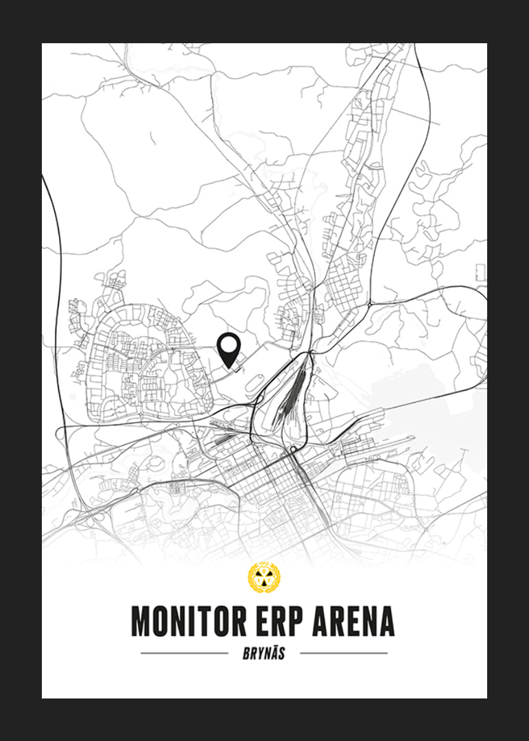 Brynäs IF Monitor ERP Arena Karta-12