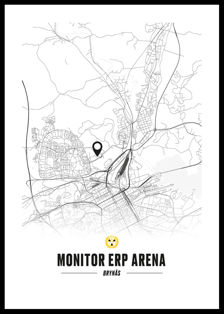 Brynäs IF Monitor ERP Arena Karta-12