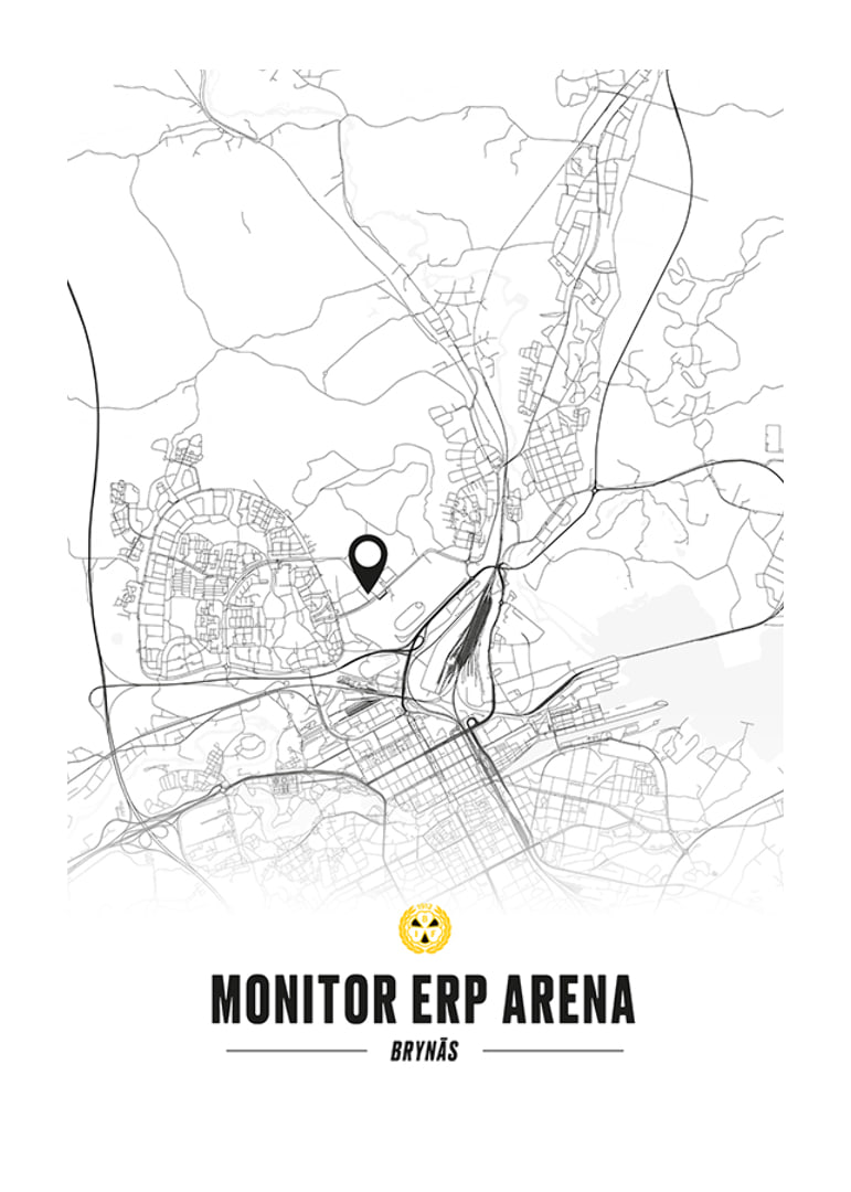 Brynäs IF Monitor ERP Arena Karta-12
