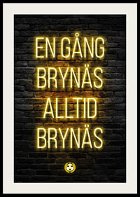 Brick Wall Slogan Brynäs IF-2