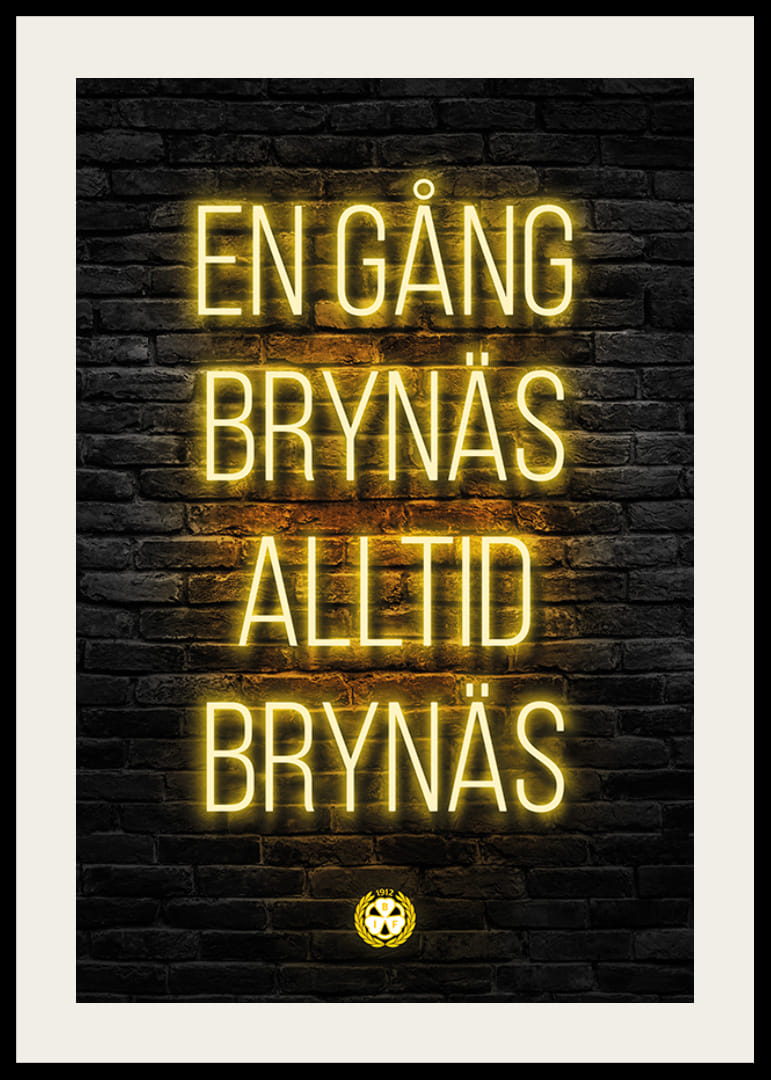 Brick Wall Slogan Brynäs IF-12