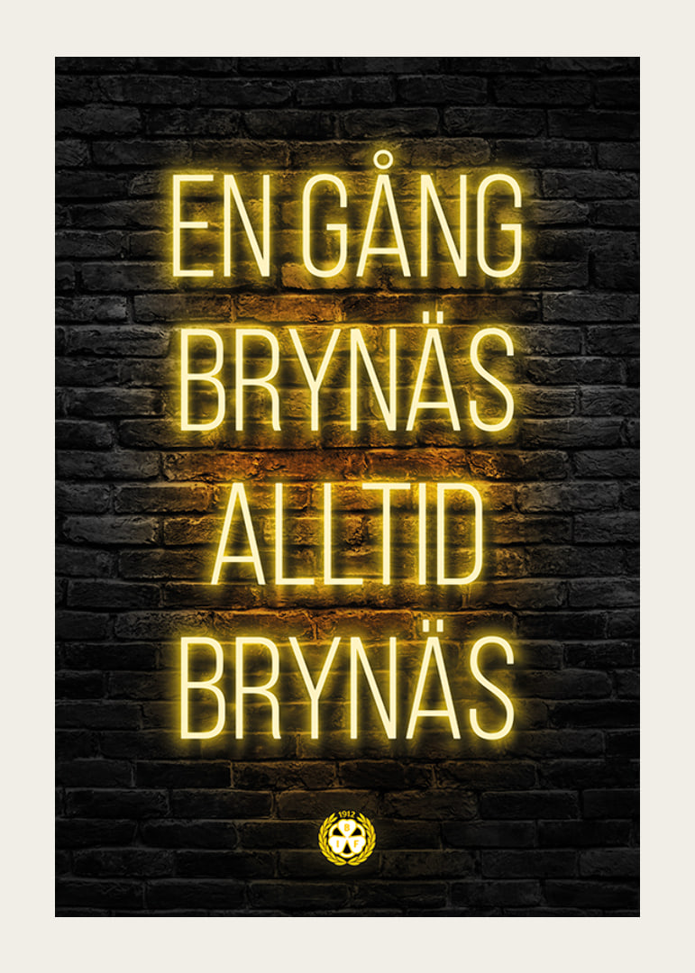 Brick Wall Slogan Brynäs IF-12