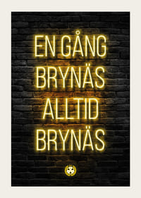 Brick Wall Slogan Brynäs IF-3