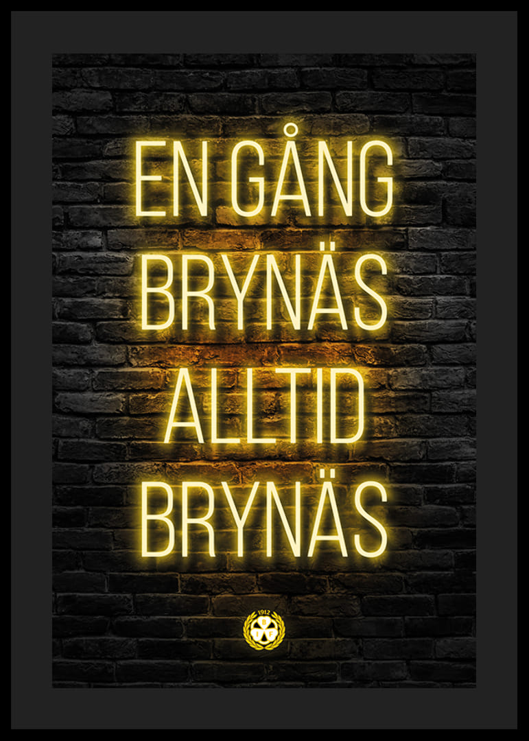 Brick Wall Slogan Brynäs IF-12