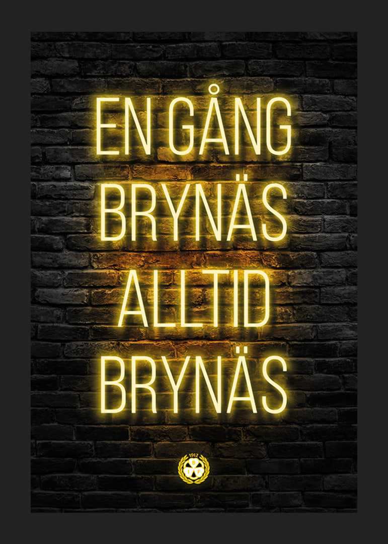 Brick Wall Slogan Brynäs IF-12