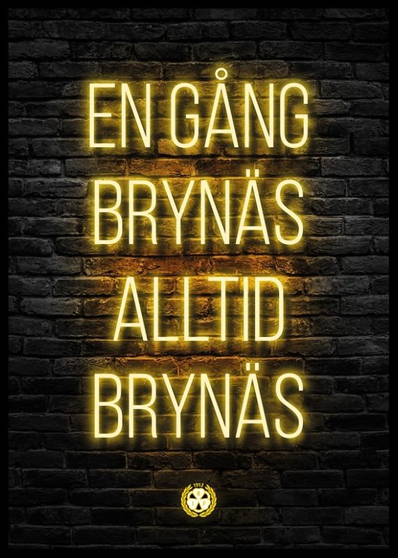 Brick Wall Slogan Brynäs IF-12