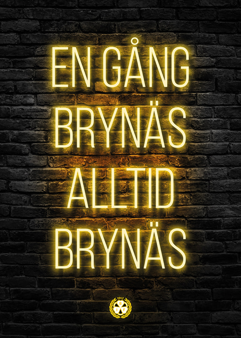 Brick Wall Slogan Brynäs IF-12
