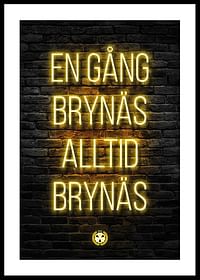 Brick Wall Slogan Brynäs IF-0