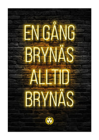 Brick Wall Slogan Brynäs IF-1
