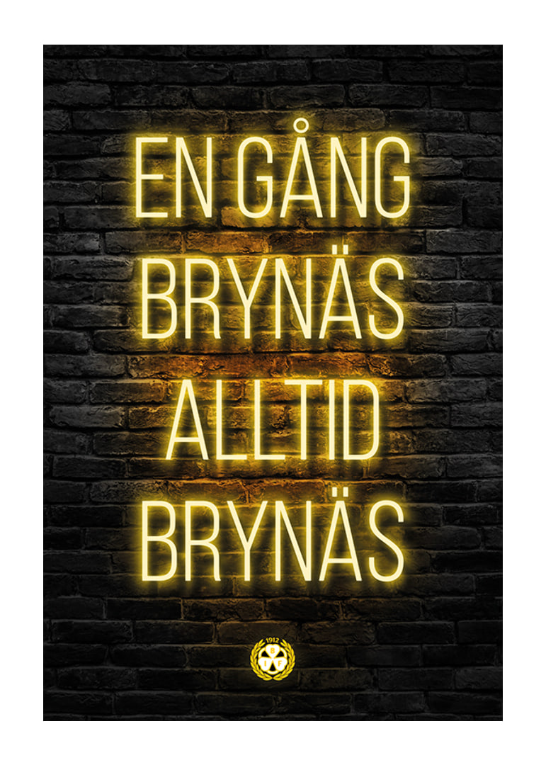 Brick Wall Slogan Brynäs IF-12