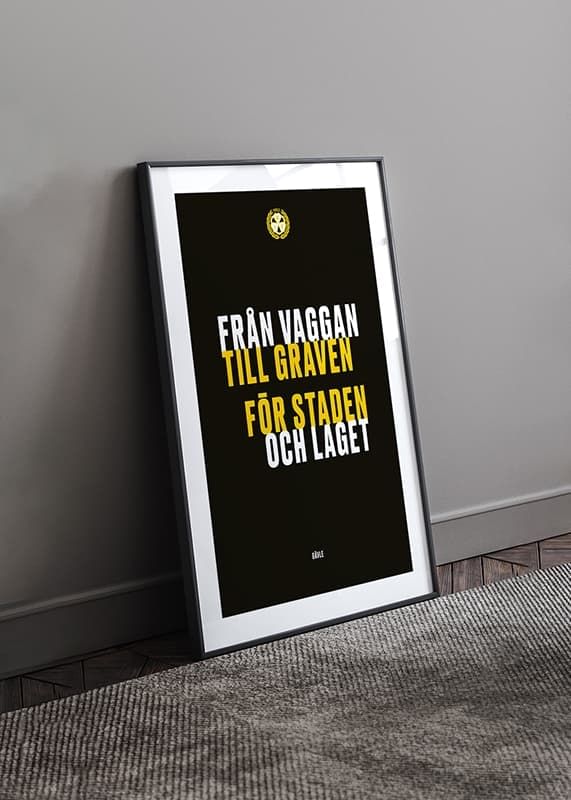 Poster Från Vaggan Till Graven Brynäs IF crossfade