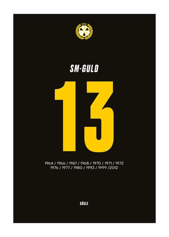 Poster 13 SM-Guld Brynäs IF