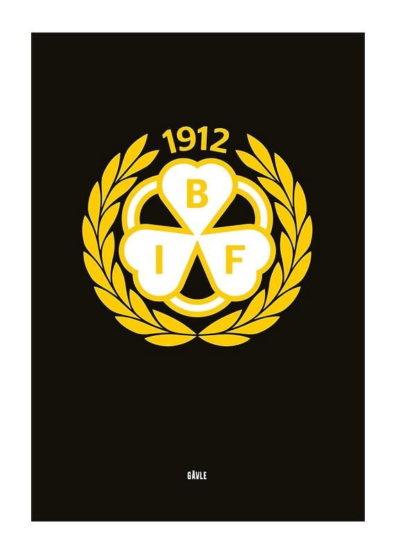 Poster Logo Brynäs IF Svart