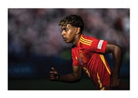 Lamine Yamal during the match against Croatia in UEFA Euro 2024-1
