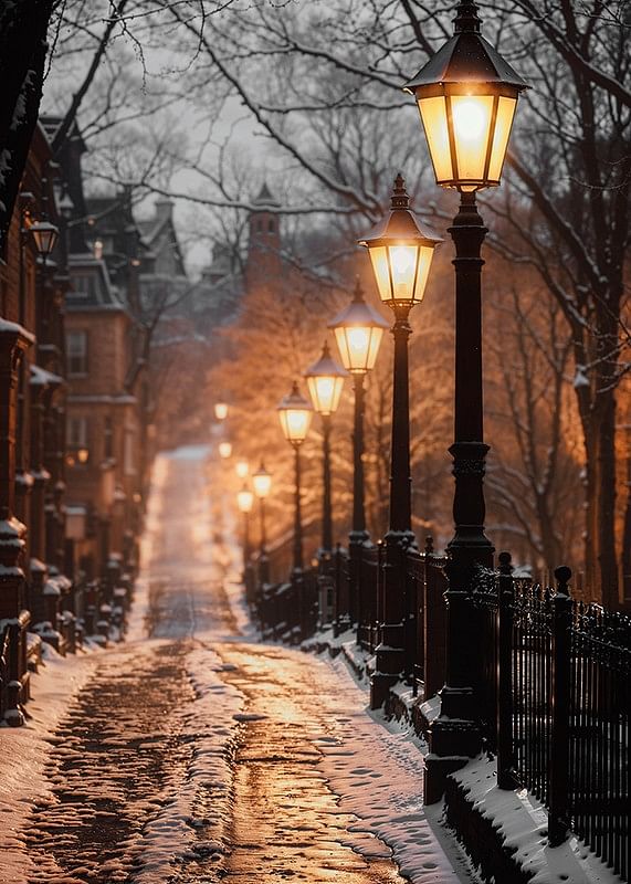 Illuminated Winter Street-12